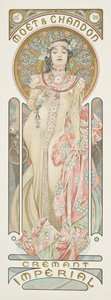 Poster ter promotie van "Moet & Chandon Dry Imperial" champagne, 1899