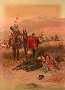Laatste slaap van de dapperen, Isandlwana, Zulu Oorlog door Alphonse Marie de Neuville
