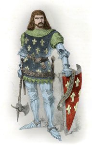 Portret van Koning Jan 2 de Goede (Gravure)