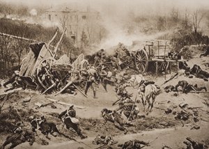 De Slag bij Champigny, 30 november 1870, illustratie uit 