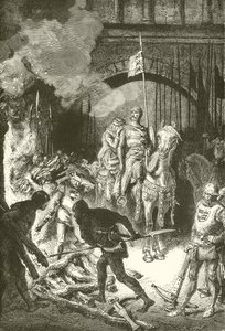 De Cid beveelt de executie van Ahmed door Alphonse Marie de Neuville