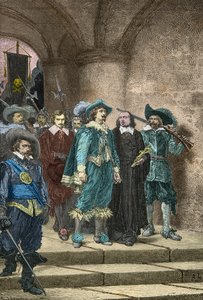 De markies van Cinq Mars en Francois Auguste de Thou op weg naar hun executie