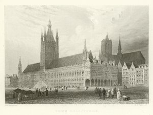 Stadhuis, Ieper door Alphonse Marie de Neuville