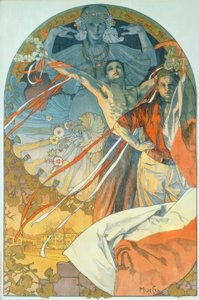 8e Sokol-festival door Alphonse Mucha