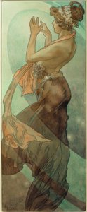 Avondster door Alphonse Mucha