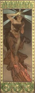 De Morgenster door Alphonse Mucha