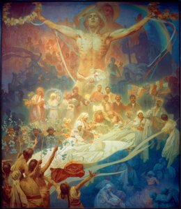 De apotheose van de Slaven. Het Slavendom voor de mensheid (20e eeuw) door Alphonse Mucha