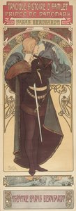 Hamlet, 1899 door Alphonse Mucha