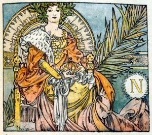 Illustratie door Alphonse Mucha uit 
