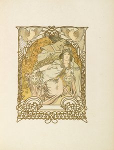 Ilsée, prinses van Tripoli door Robert de Flers, 1897 door Alphonse Mucha