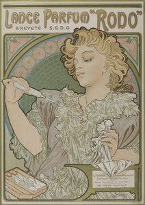 Lance Parfum Rodo door Alphonse Mucha