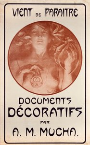 Poster door Alphonse Mucha, privécollectie