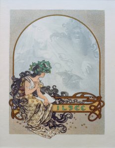 R. de Flers, Ilsee / Ill. v. Mucha door Alphonse Mucha