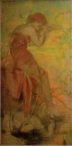 Zomer door Alphonse Mucha