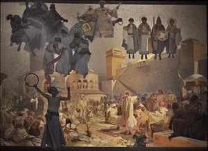 De Invoering van de Slavische Liturgie De cyclus Het Slavische Epos