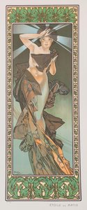Étoile du Matin, 1902 door Alphonse Mucha