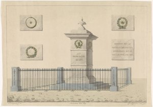 Monument voor Henri Daniël Guyot door Alphonse Pierre Giraud
