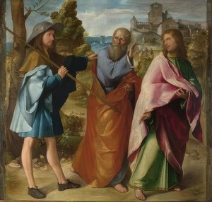 De weg naar Emmaüs. Rond 1516-17