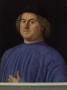 Portret van een man, 1497 door Alvise Vivarini