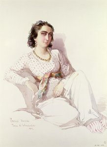 Hadice Hanim - dame uit Istanbul door Amadeo Preziosi