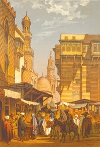 Souvenir Du Caire, 1862 door Amadeo Preziosi