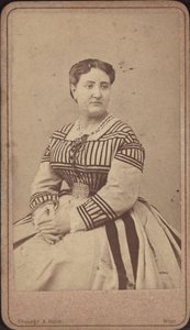 Portret van de operazangeres Carlotta Patti 1835-1889 door Amand Helm