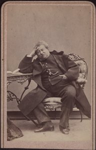 De auteur Alexandre Dumas père 1802-1870, ca 1868 door Amand Helm