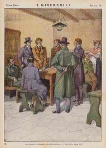 Illustratie voor Les Miserables door Victor Hugo