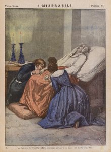 Illustratie voor Les Miserables door Victor Hugo door Ambrogio Lombardi
