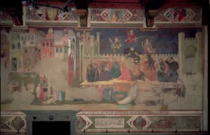 Allegorie van Slecht Bestuur door Ambrogio Lorenzetti