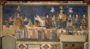 Allegorie van goed bestuur door Ambrogio Lorenzetti