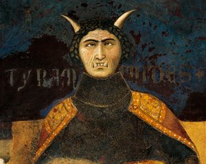 Allegorie van slecht bestuur, tirannie (detail)