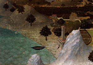 Kasteel aan het Meer door Ambrogio Lorenzetti