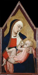 Madonna van de Melk, tussen 1325 en 1348 door Ambrogio Lorenzetti