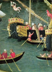 St. Nicolaas Redt Mira van Hongersnood, (detail), c.1327-32