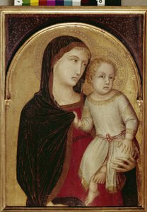 Maagd en Kind door Ambrogio Lorenzetti