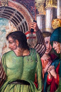 De geseling van Christus door Ambrogio da Fossano (c.1460-1523) (circle of)