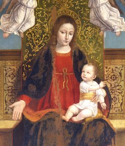 Madonna en Kind (detail)