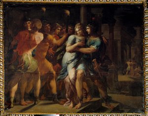 De ontvoering van Chariclee door Theagene door Ambroise Dubois
