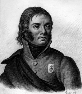 Portret van Charles Melchior Arthus, Marquis de Bonchamps (1760-1793), generaal. Grave door Ambroise Tardieu in 1818. Stella Collectie.