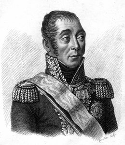 Portret van Emmanuel, Marquis de Grouchy, Maarschalk van Frankrijk (1766-1847). Grave door Ambroise Tardieu in 1818. Stella Collectie. door Ambroise Tardieu
