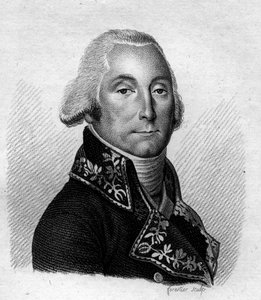 Portret van Olivier Macoux Rivaud de la Raffiniere (1766-1839). Generaal en baron van het keizerrijk. in “Portretten van de Franse generaals na de overwinningen en veroveringen van de Fransen”. Gegraveerd door Ambroise Tardieu in 1818. Stella Collectie door Ambroise Tardieu