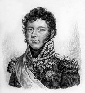 Portret van generaal Nicolas Joseph Maison (1771-1840) - in “Portretten van de Franse generaals na de overwinningen en veroveringen van de Fransen”. Gegraveerd door Ambroise Tardieu in 1818. Stella Collectie. door Ambroise Tardieu