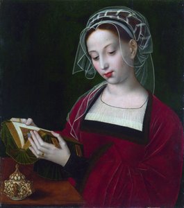 Maria Magdalena lezend door Ambrosius Benson