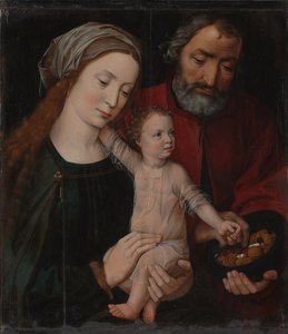De Heilige Familie door Ambrosius Benson