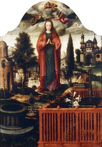 De onbevlekte ontvangenis door Ambrosius Benson