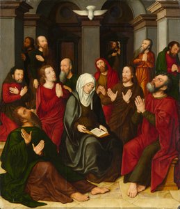 Pinksteren door Ambrosius Benson