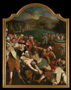 Het Martelaarschap van de Heiligen Crispinus en Crispinianus door Ambrosius the Elder Francken or Franck