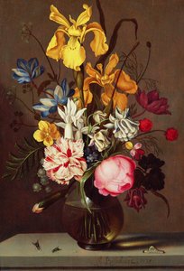 Een vaas met bloemen, 1635