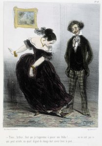 Karikatuur - in "Madeleines" door Cham, ca. 1870-1880